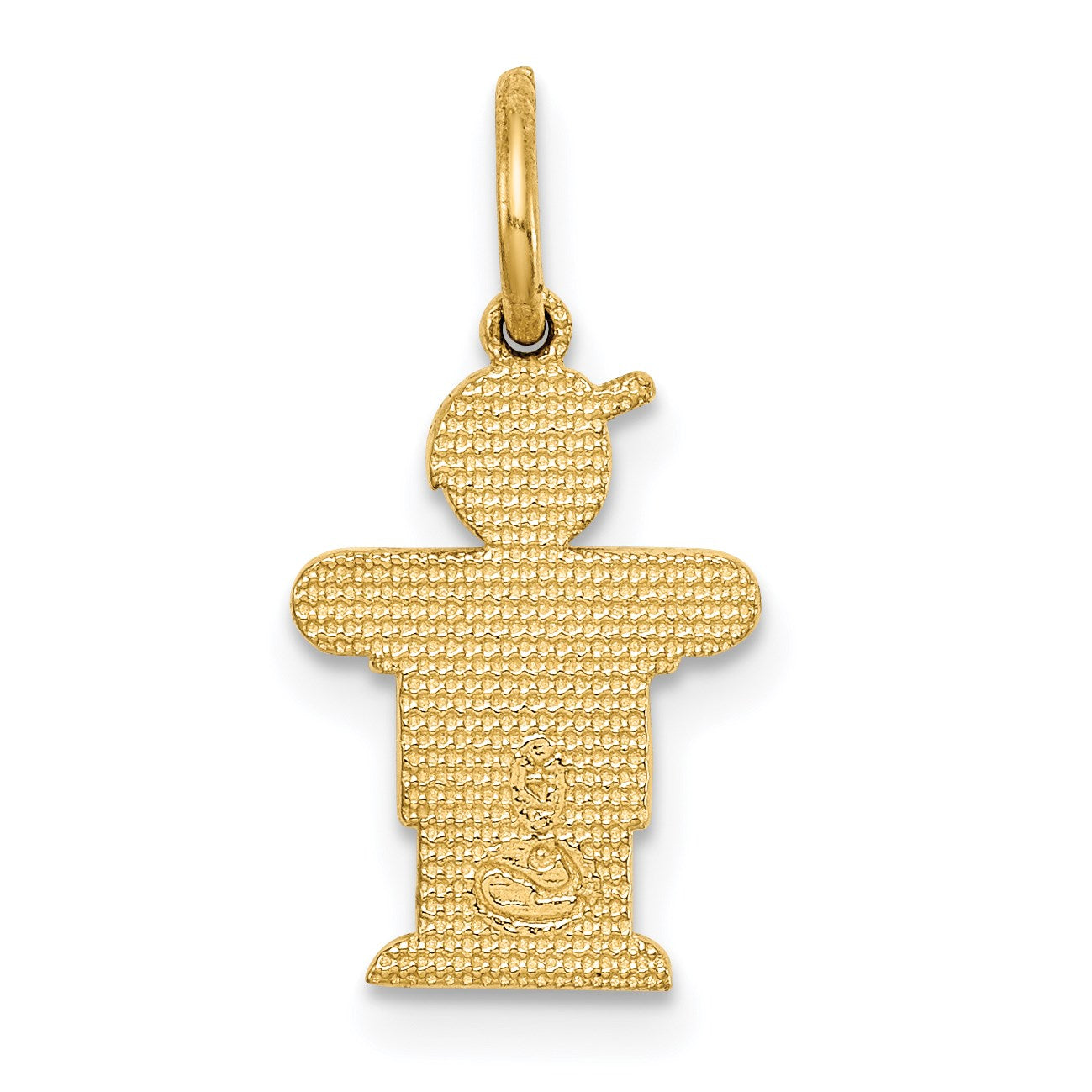 14k The Kids Mini Boy Hugs Charm