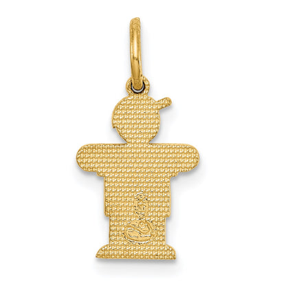 14k The Kids Mini Boy Hugs Charm