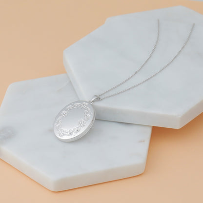 14K White Gold 18 inch .95mm Diamond-cut Cable with Lobster Clasp Chain