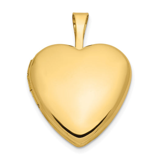 14k 16mm Heart Locket