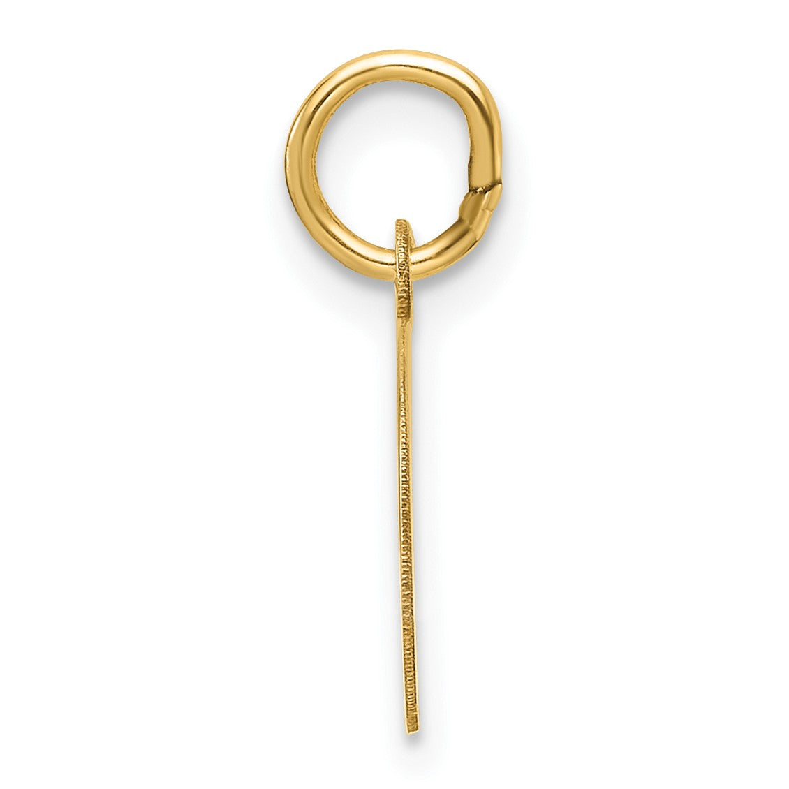 14k Plain .013 Gauge Round Engravable 10.6mm Disc Charm