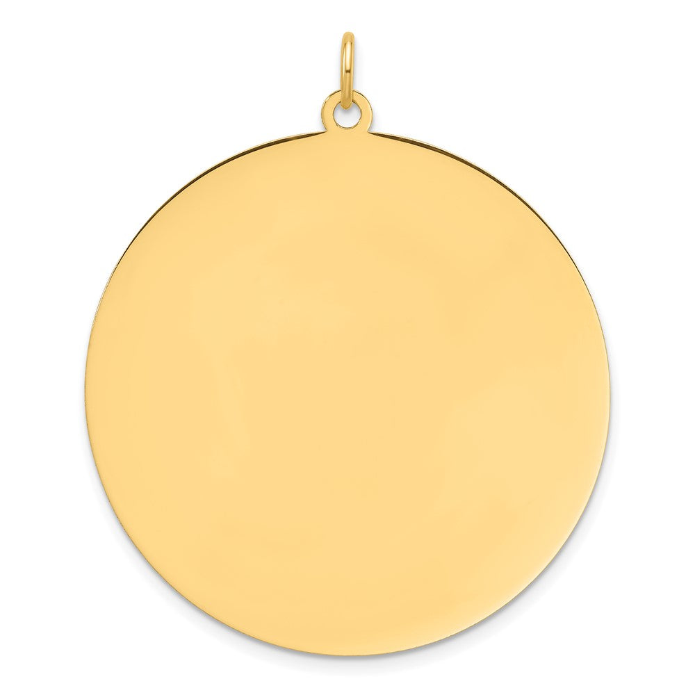 14K Round Disc Charm