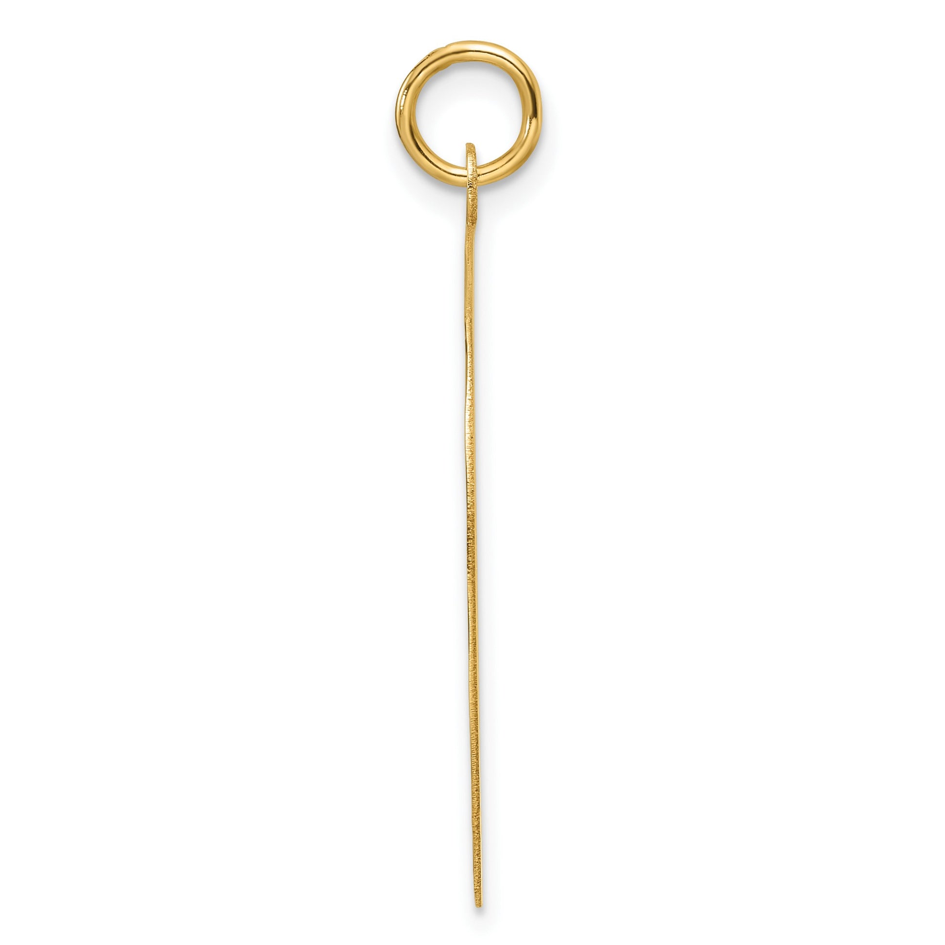 14k Etched Edge .013 Gauge Engravable Round 26.6mm Disc Charm