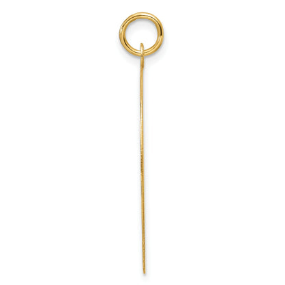 14k Etched Edge .013 Gauge Engravable Round 26.6mm Disc Charm