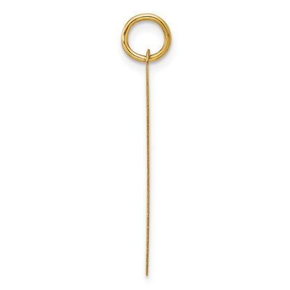 14k Plain .013 Gauge Engraveable Heart 25.7x28.9mm Disc Charm
