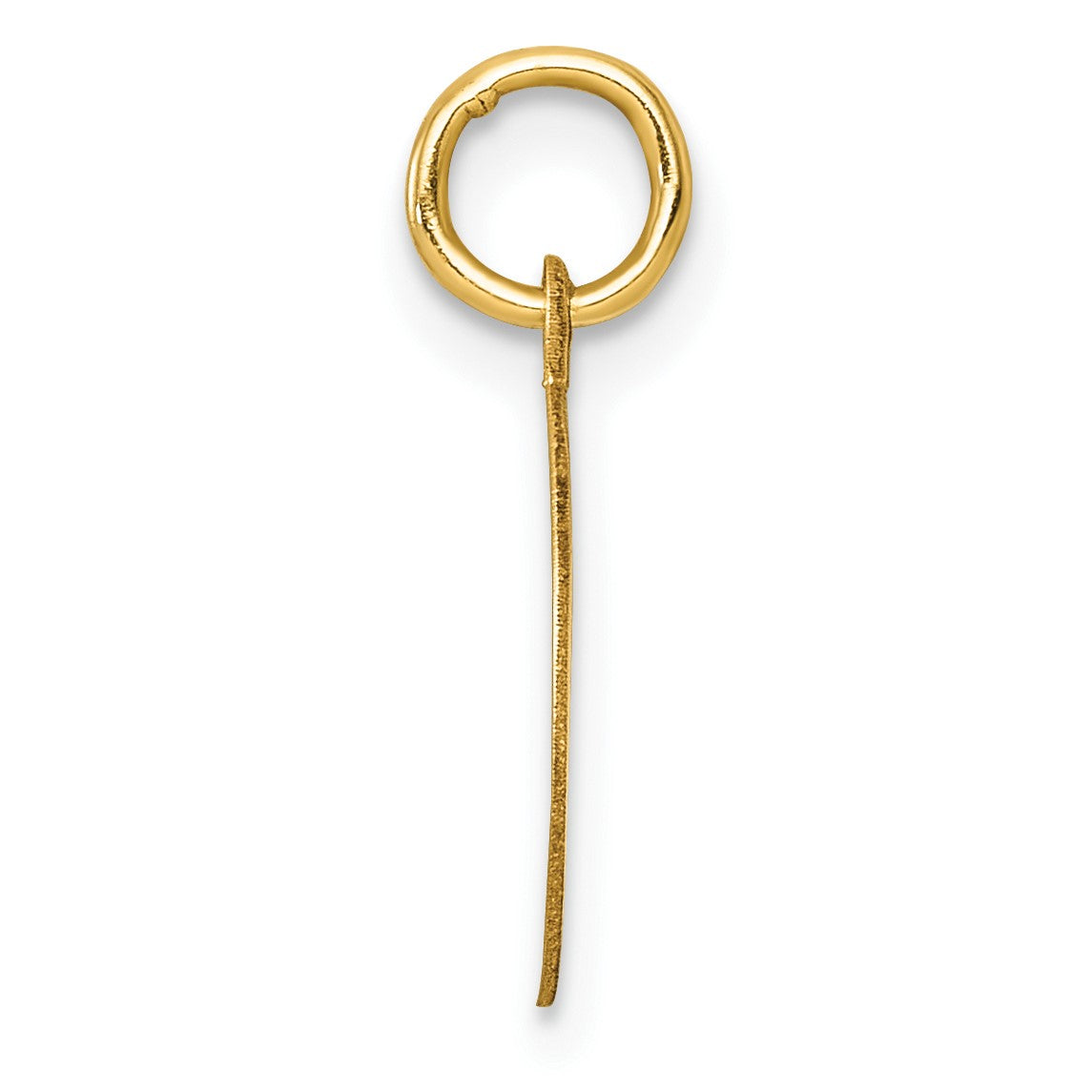 14k Plain .018 Gauge Round Engravable Disc Charm