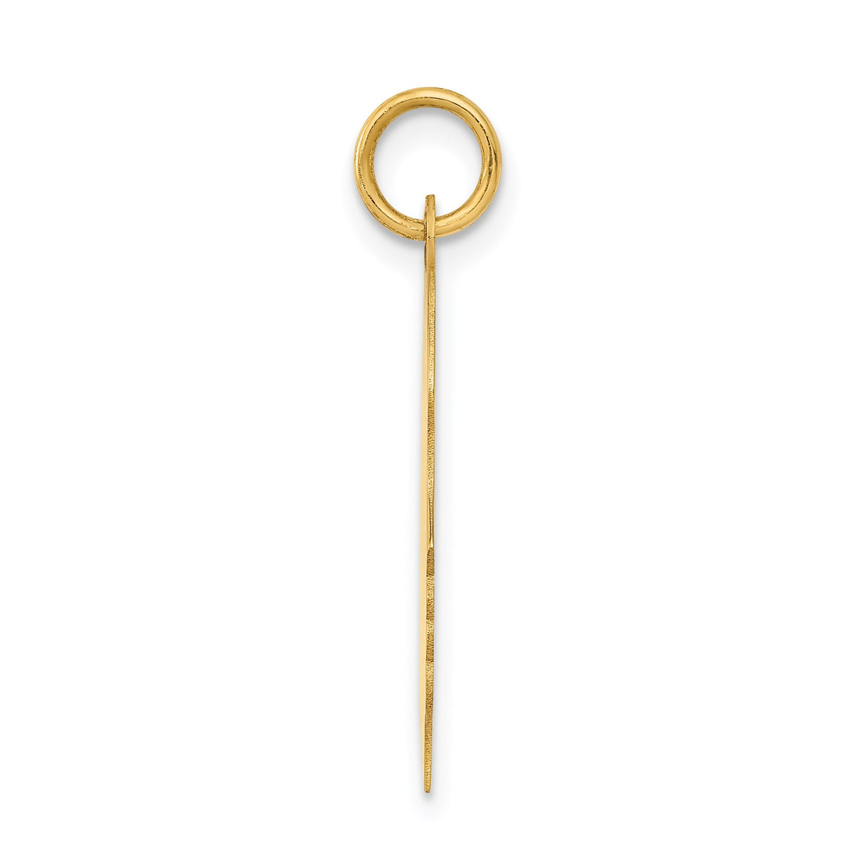 14k .011 Depth Engravable Girl Head Charm