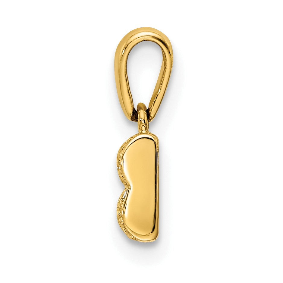 14K Family Jewelry Diamond Semi-Set Pendant