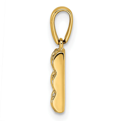 14K Family Jewelry Diamond Semi-Set Pendant