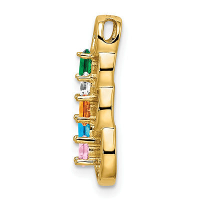 14k 5 Stone Family Pendant Mounting