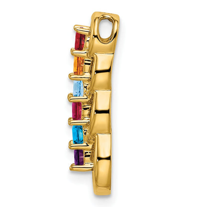 14k 6 Stone Family Pendant Mounting