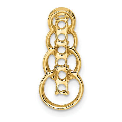 14k 6 Stone Family Pendant Mounting