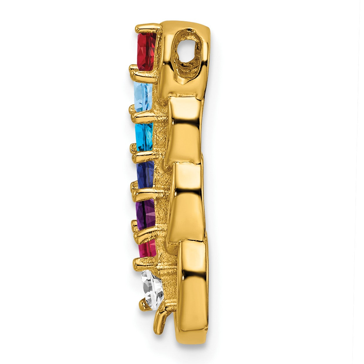 14k 7 Stone Family Pendant Mounting
