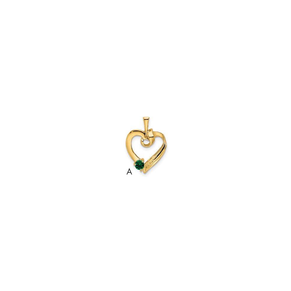 14k 1 Stone Family Pendant Mounting