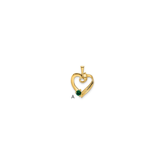 14k 1 Stone Family Pendant Mounting