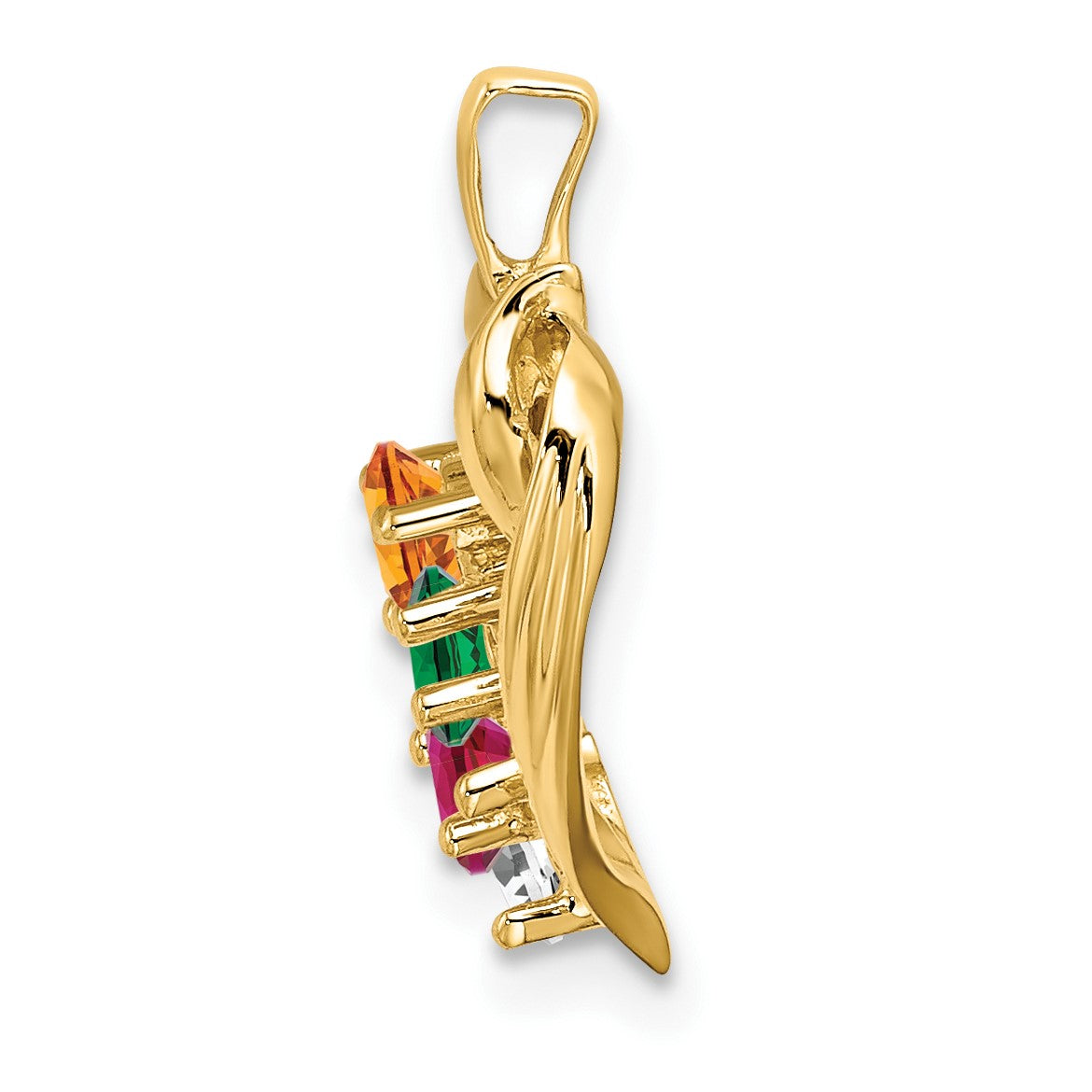 14k 4 Stone Family Pendant Mounting