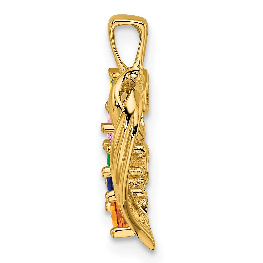 14k 5 Stone Family Pendant Mounting
