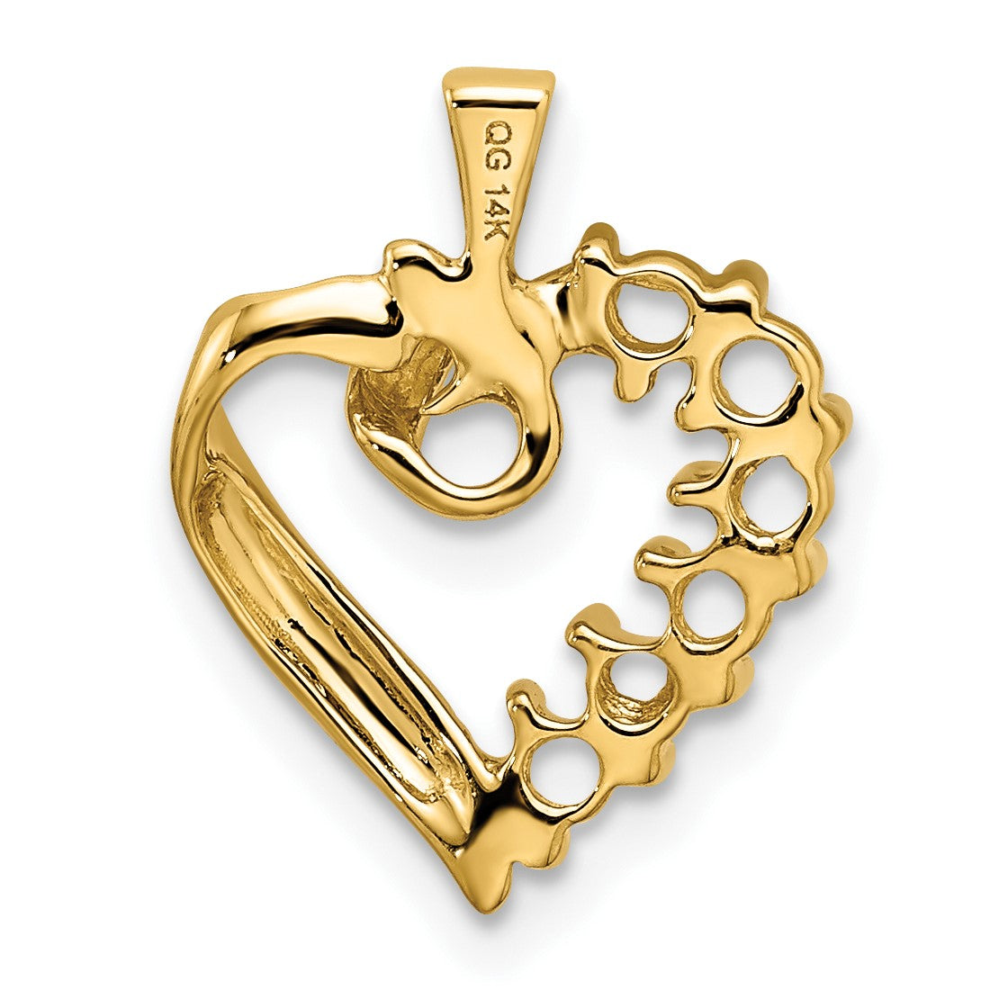 14ky 6 Stone Family Pendant Mounting