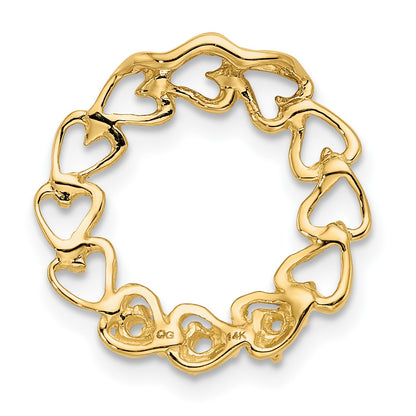 14k 3 Stone Family Pendant Mounting