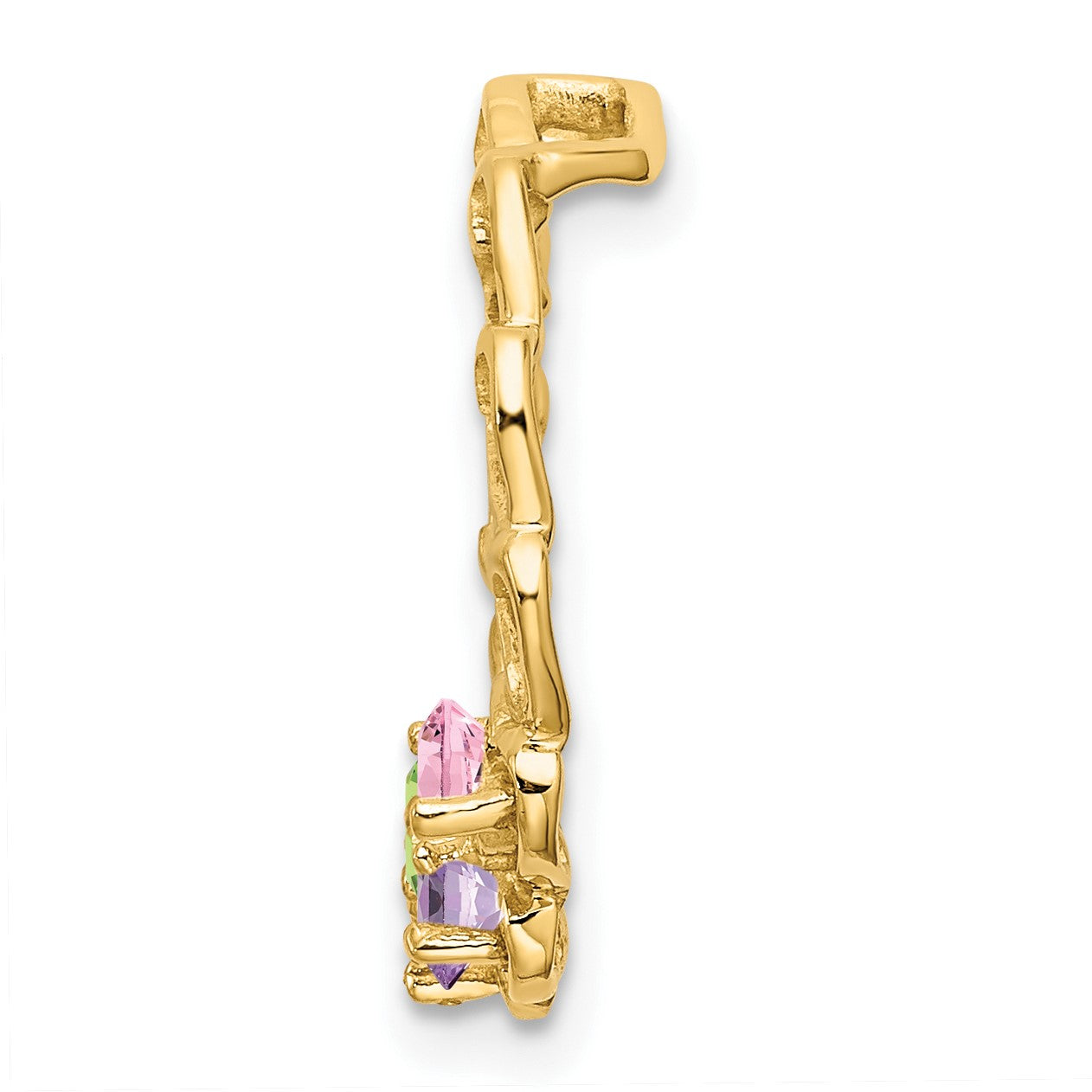 14k 4 Stone Family Pendant Mounting