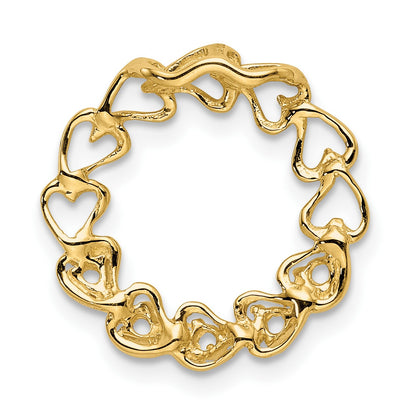 14k 5 Stone Family Pendant Mounting