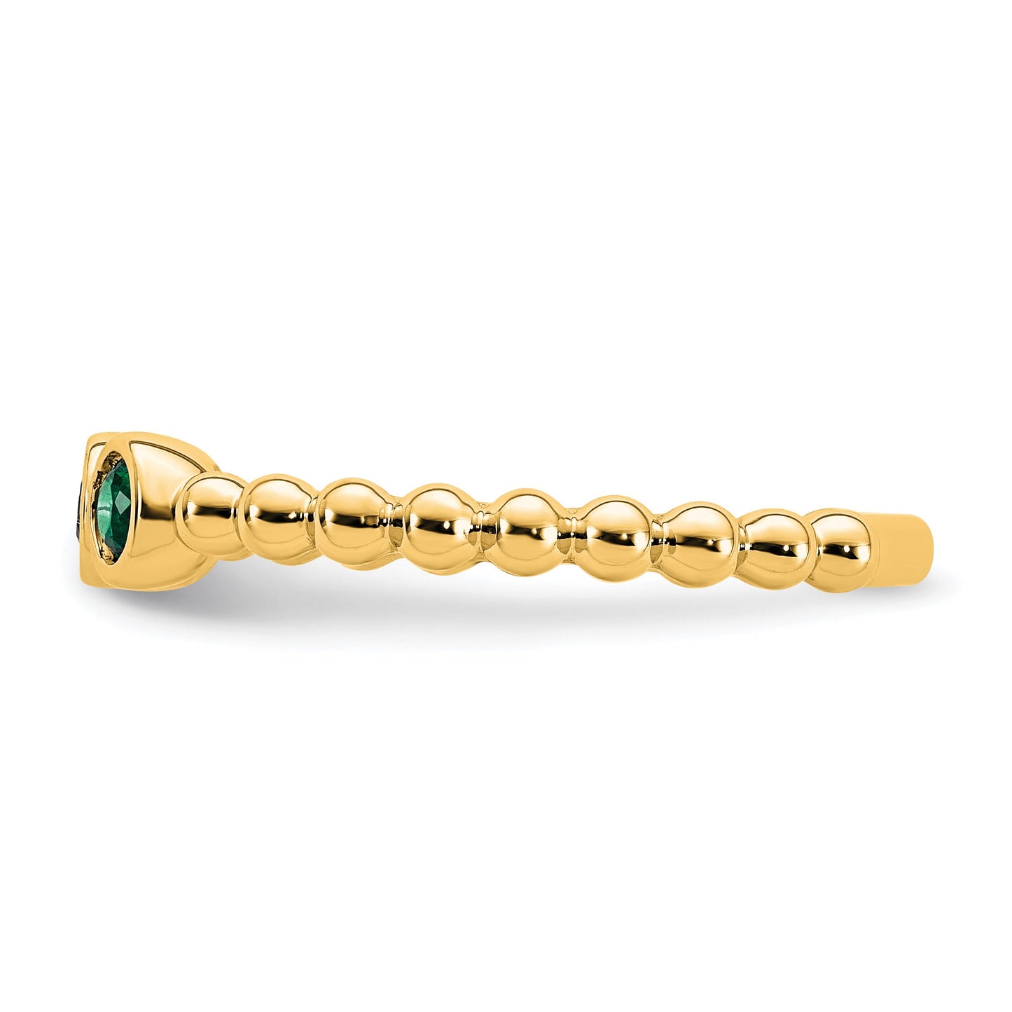 14k 3 Birthstone Mother's  Ring Mounting