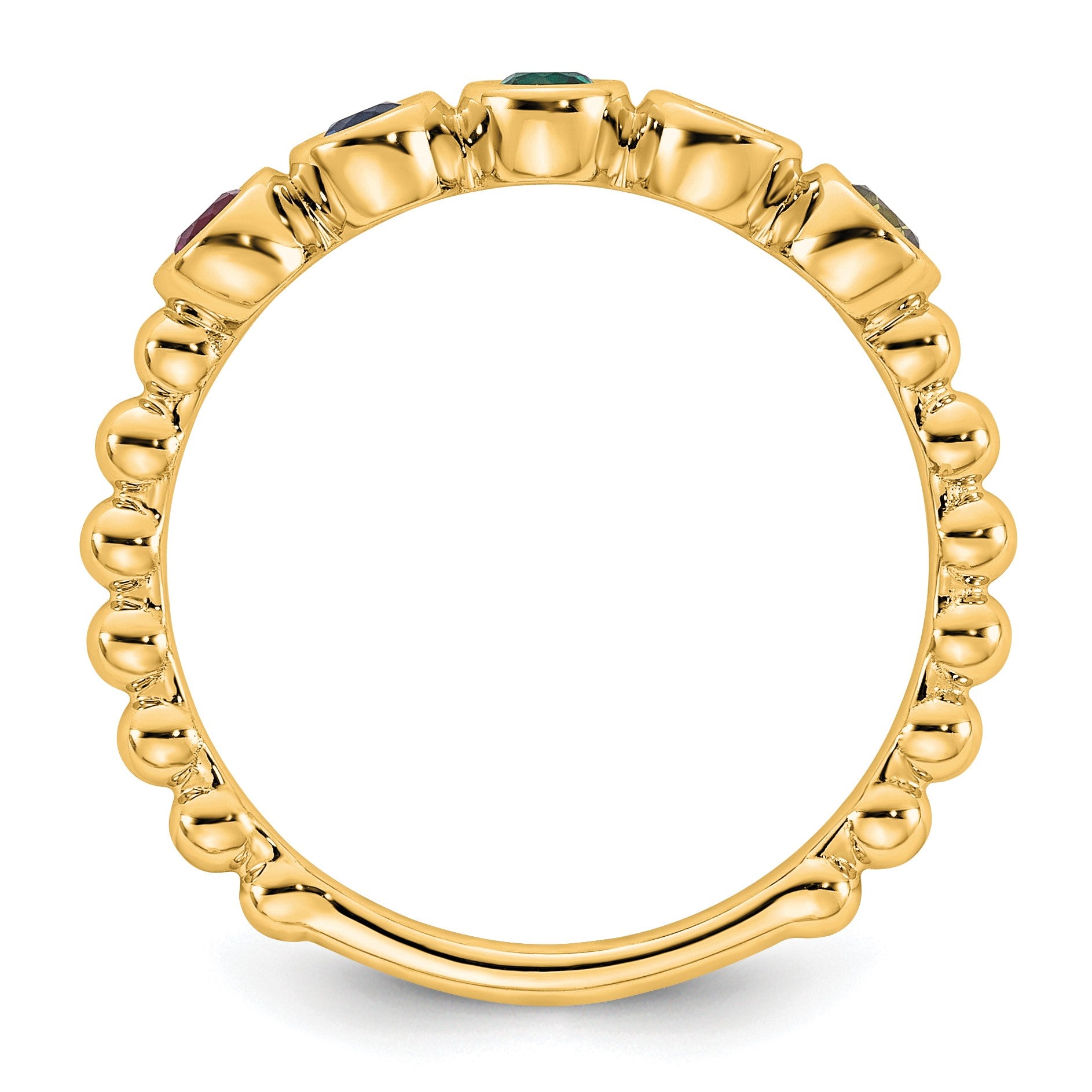 14k 5 Birthstone Mother's Ring Mounting