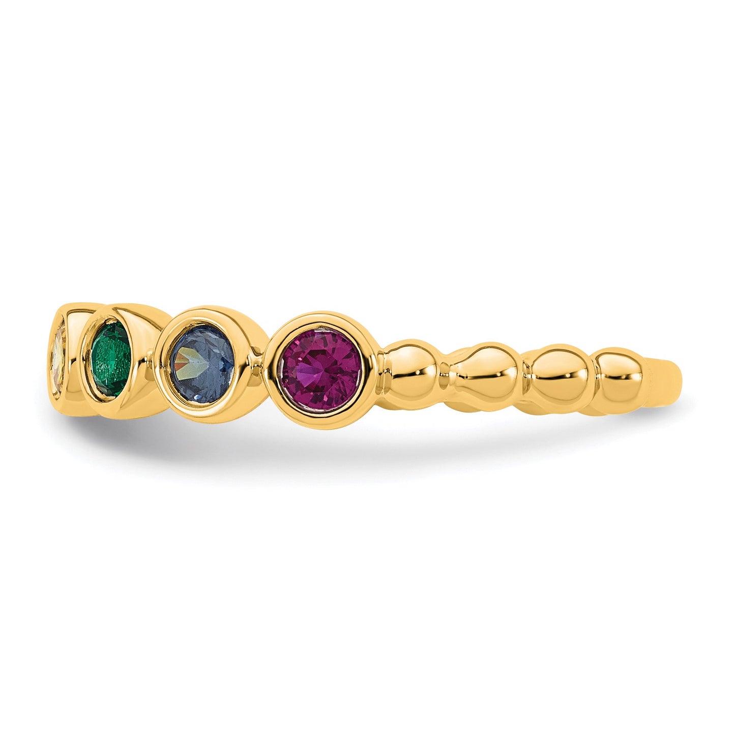 14k 8 Birthstone Mother's Ring Mounting