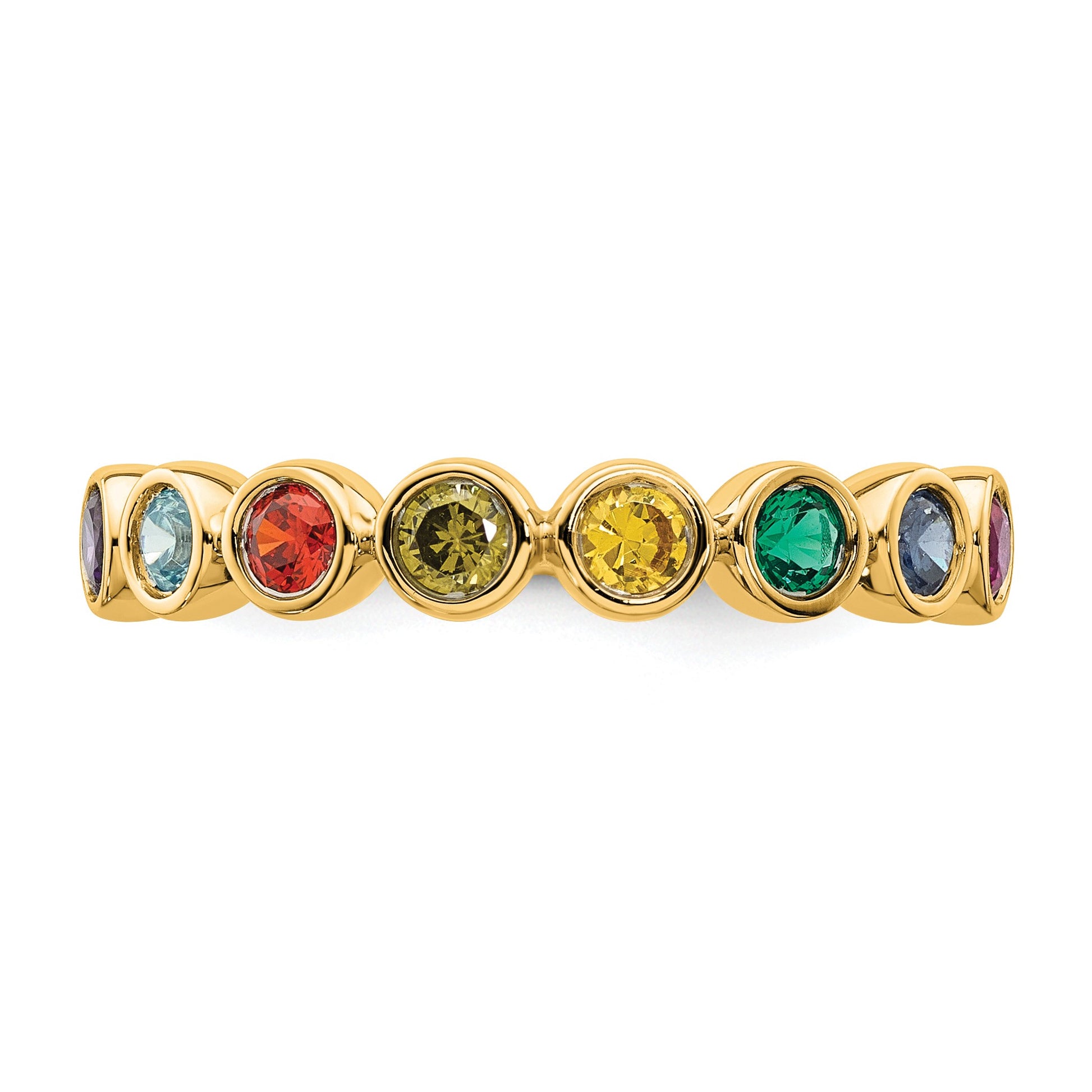 14k 8 Birthstone Mother's Ring Mounting