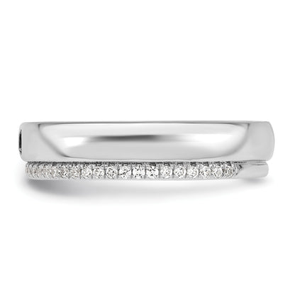 14k WG 1 Birthstone and Diamond Mother's Ring Semi-mount