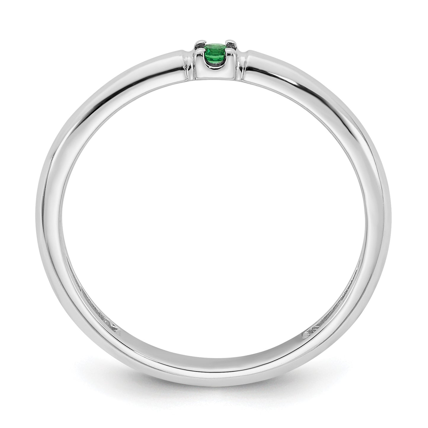 14k White Gold Mother's Ring Mounting