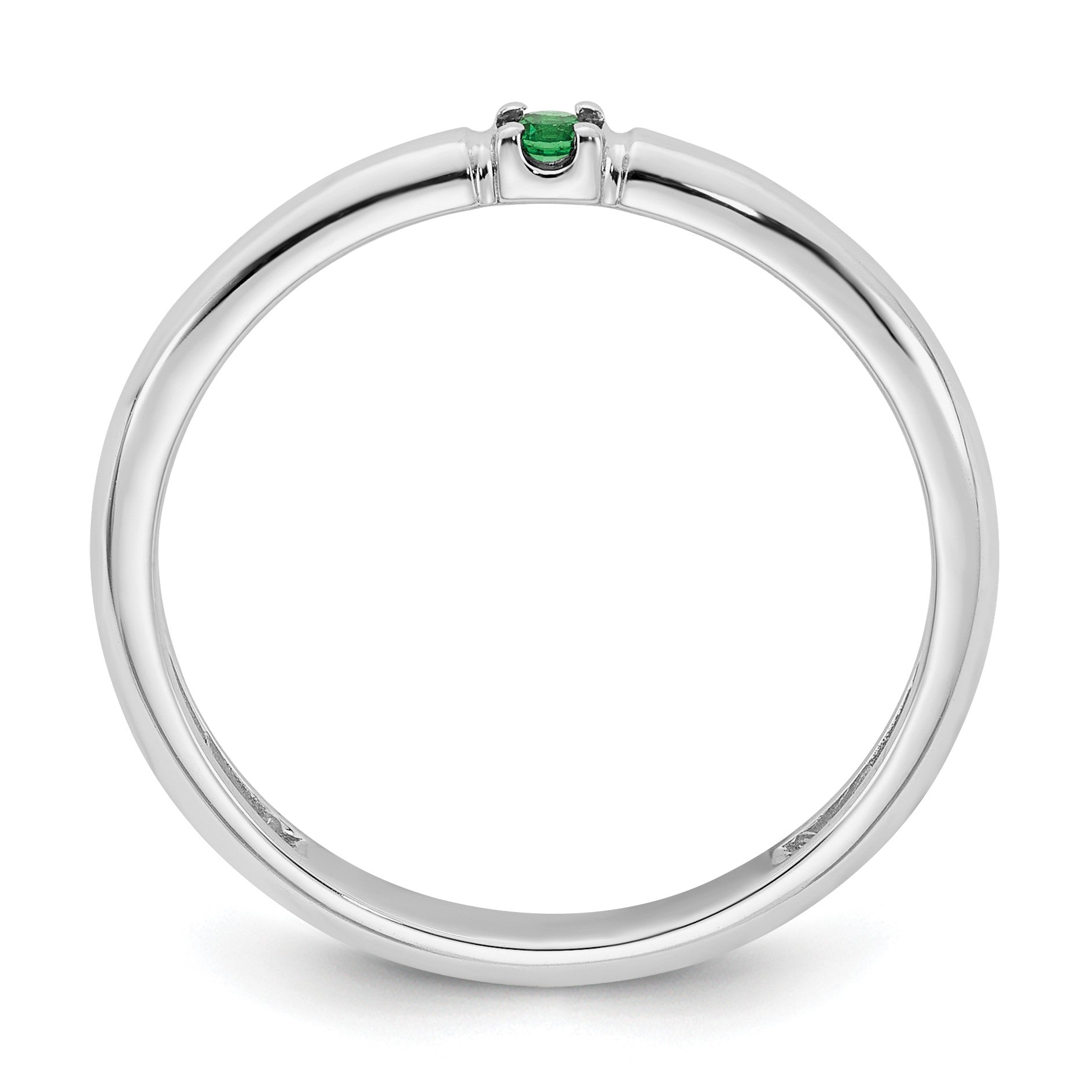14k White Gold Mother's Ring Mounting