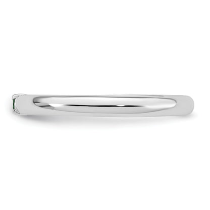 14k White Gold Mother's Ring Mounting
