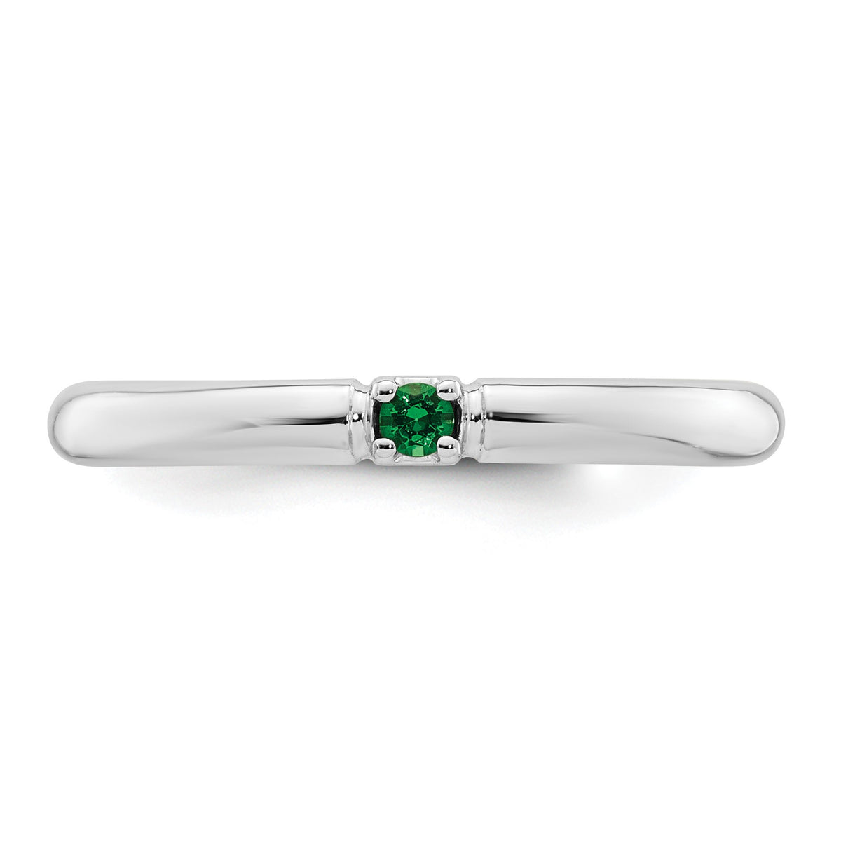 14k White Gold Mother's Ring Mounting