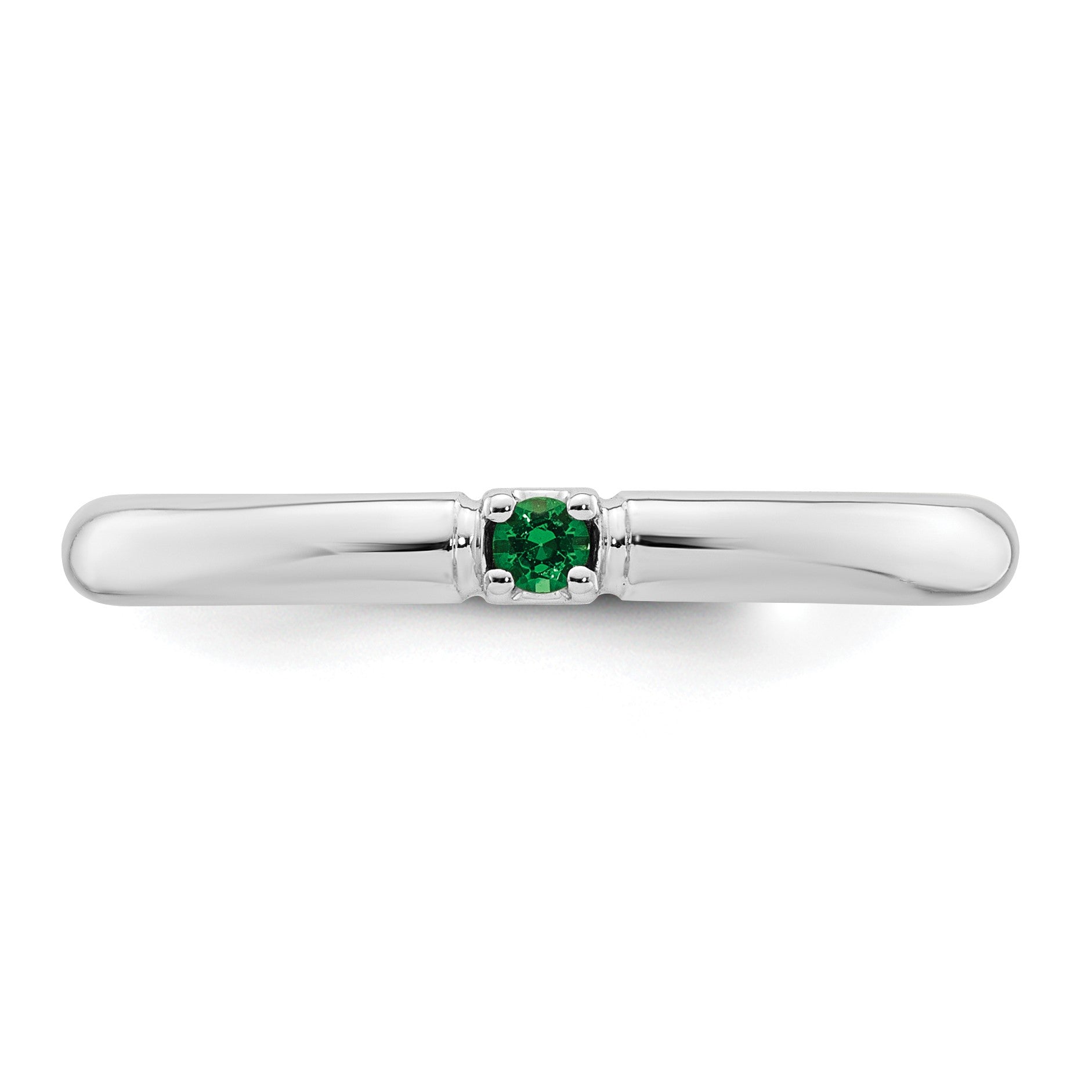 14k White Gold Mother's Ring Mounting