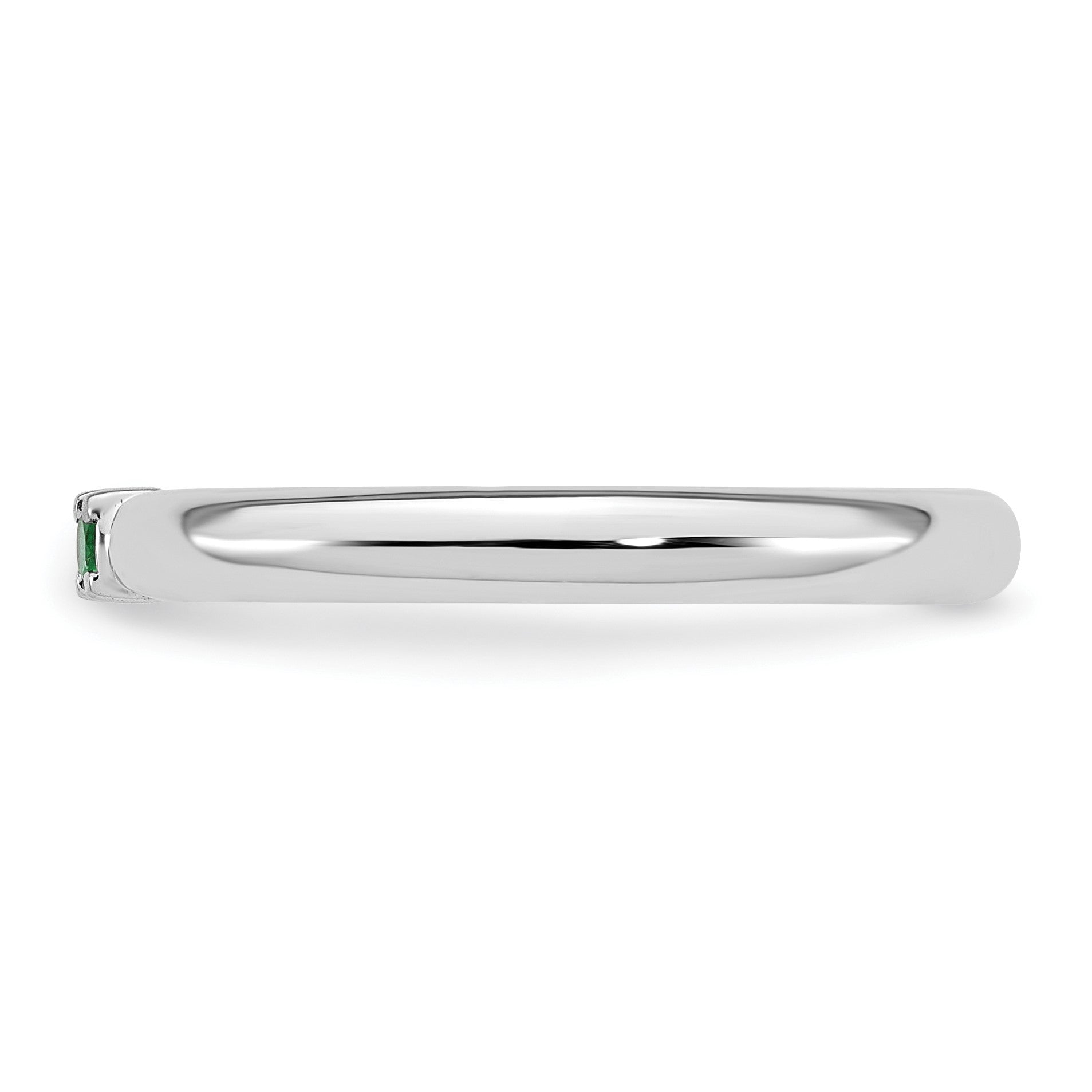 14k White Gold  Mother's Ring Mounting
