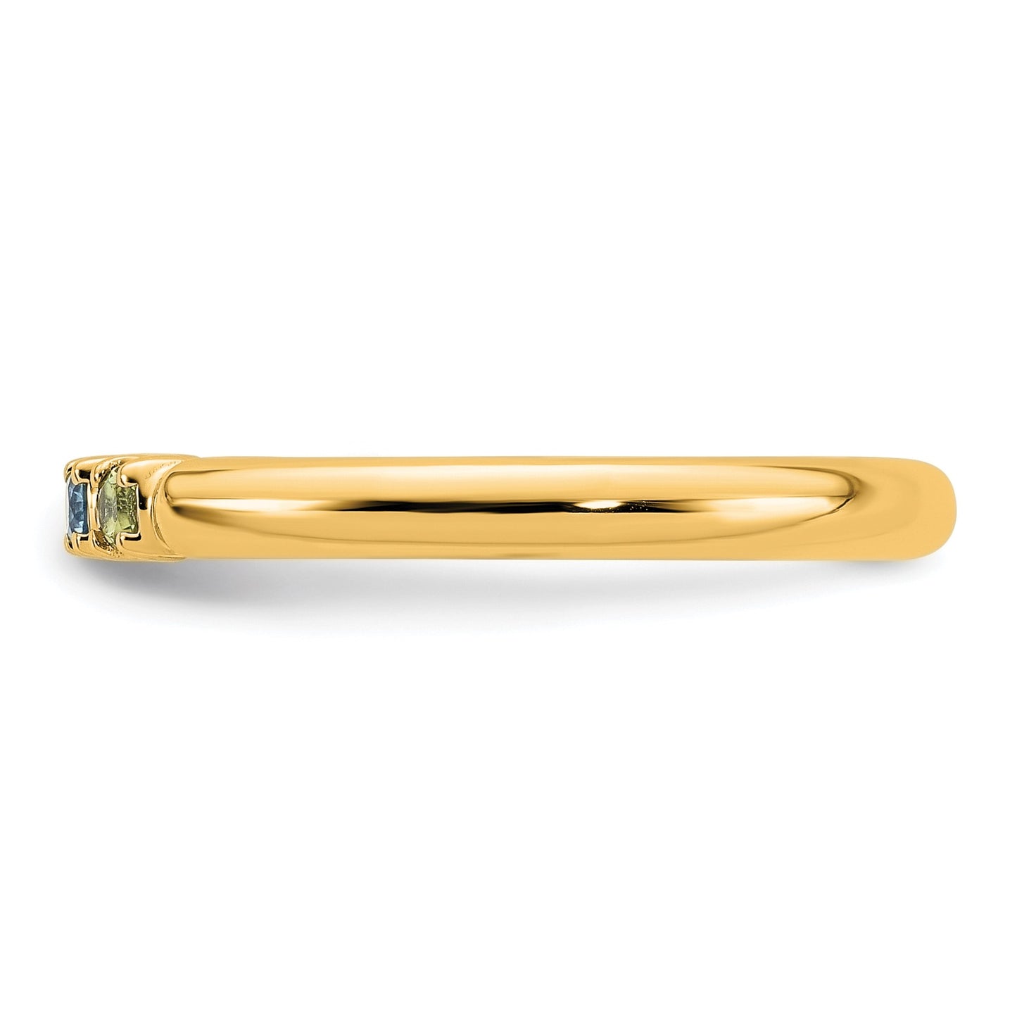 14k Yellow Gold Mother's Ring Mounting