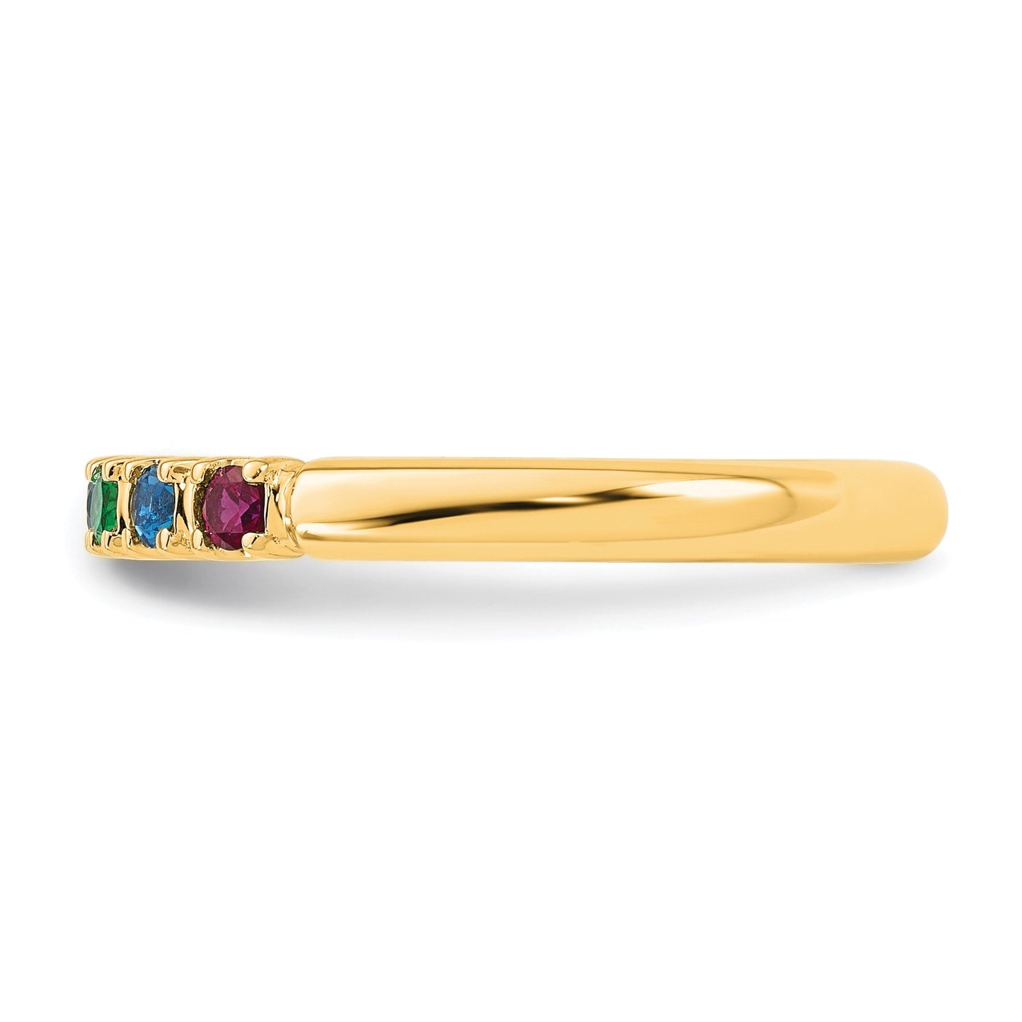 14k Yellow Gold  Mother's Ring mounting