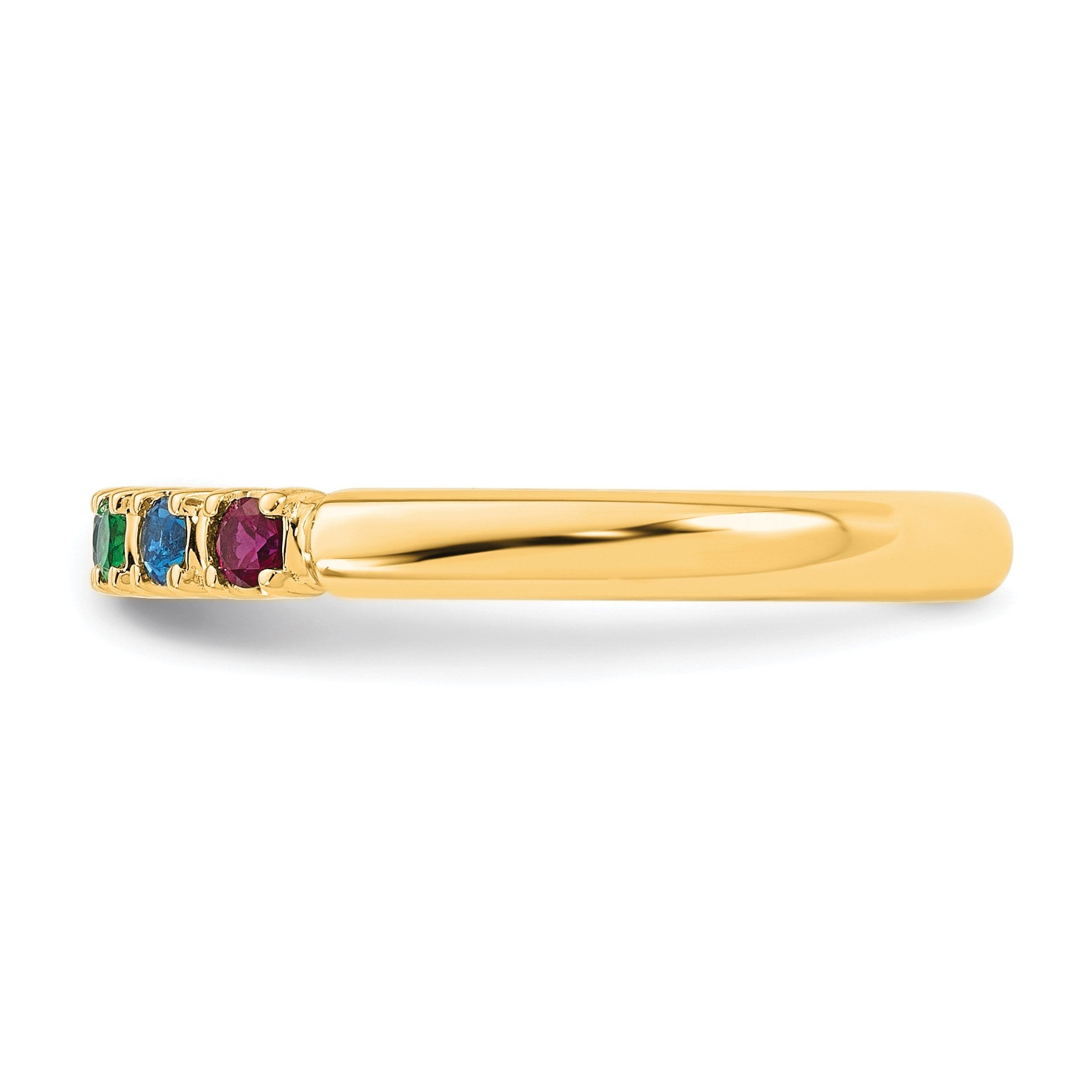 14k Yellow Gold  Mother's Ring mounting