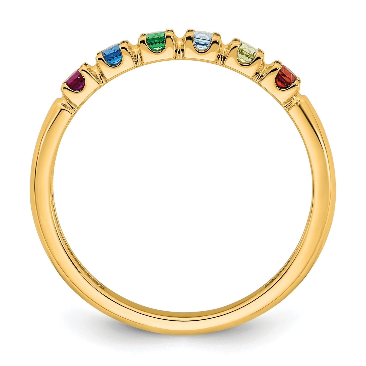 14k Yellow Gold Mother's Ring Mounting