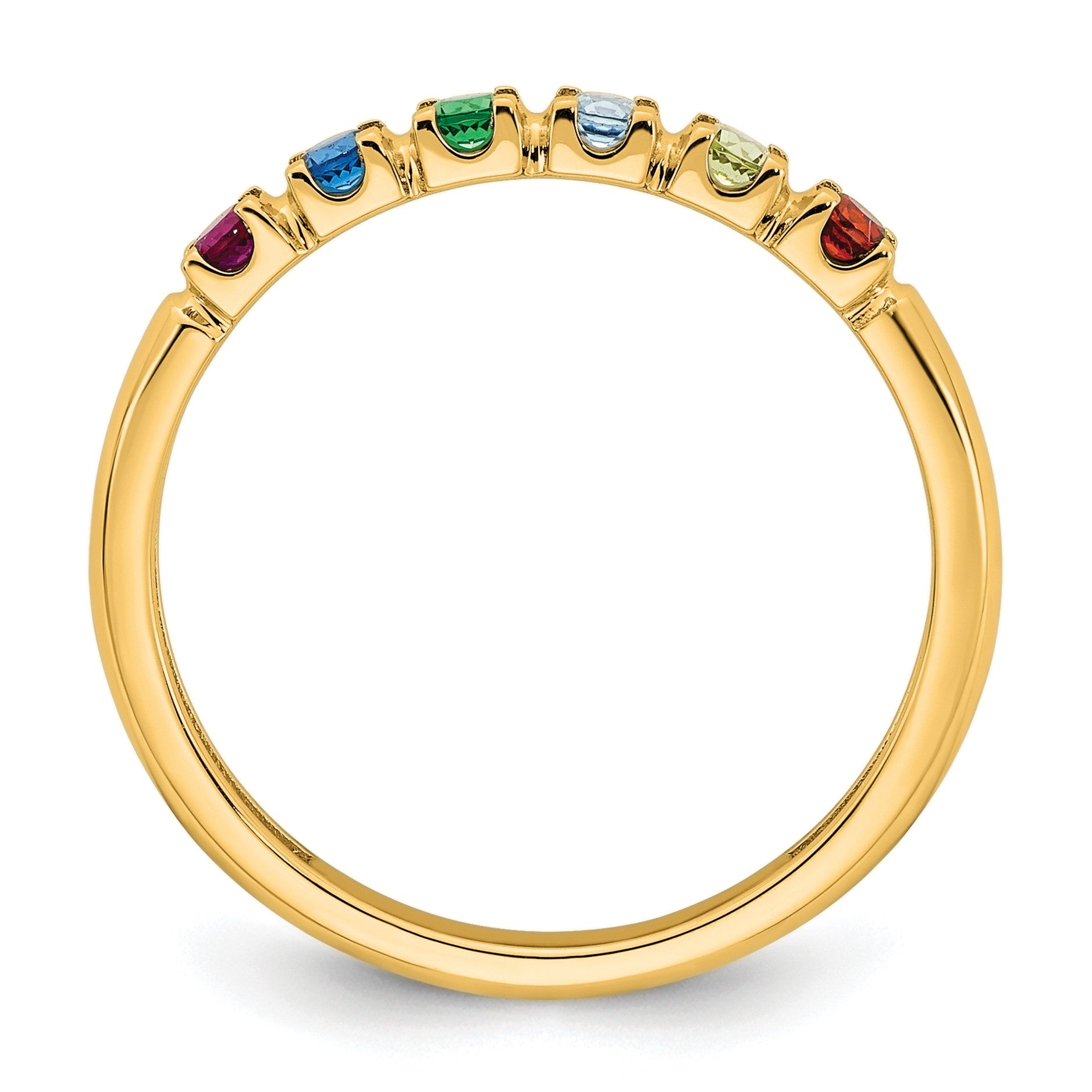 14k Yellow Gold Mother's Ring Mounting