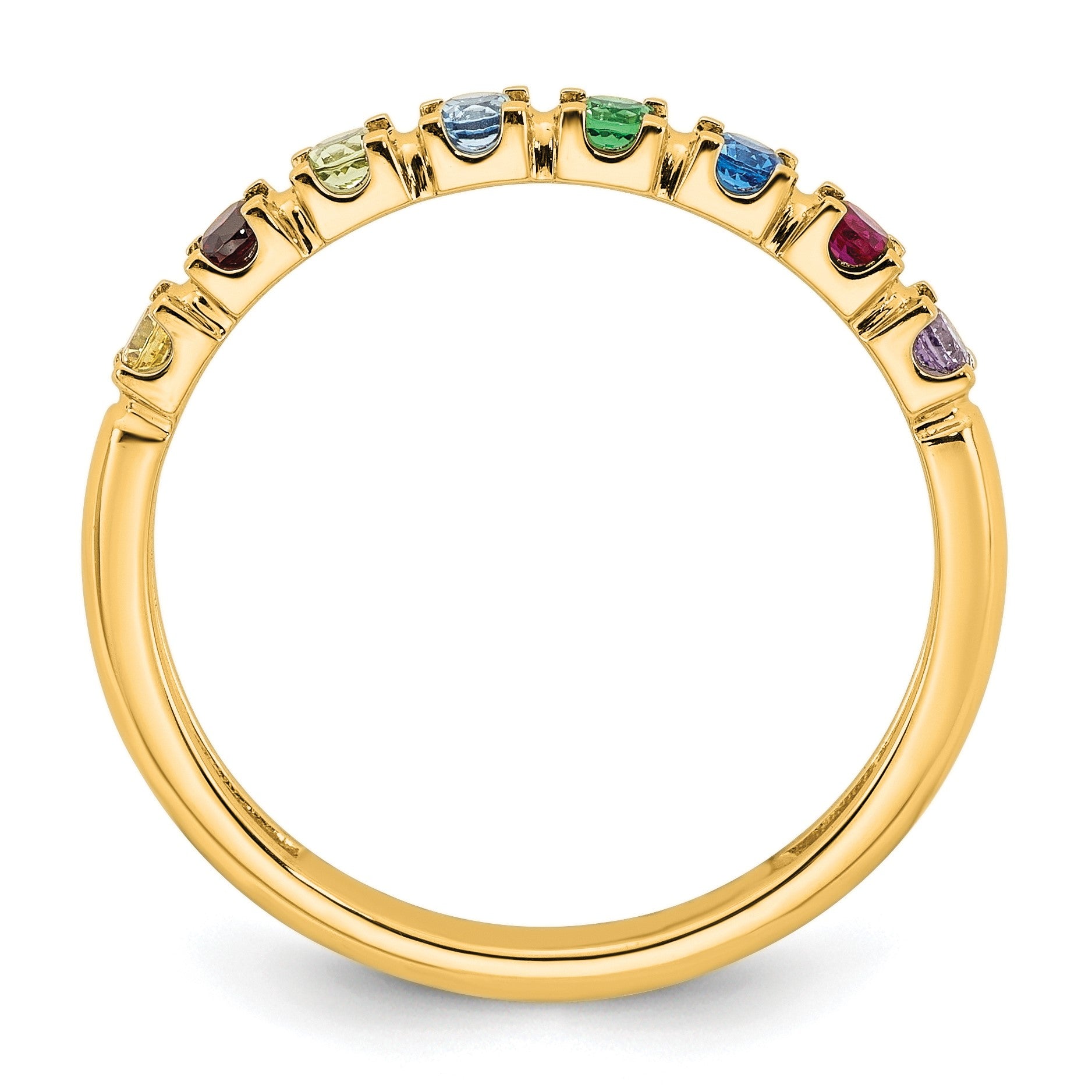 14k Yellow Gold  Mother's Ring Mounting