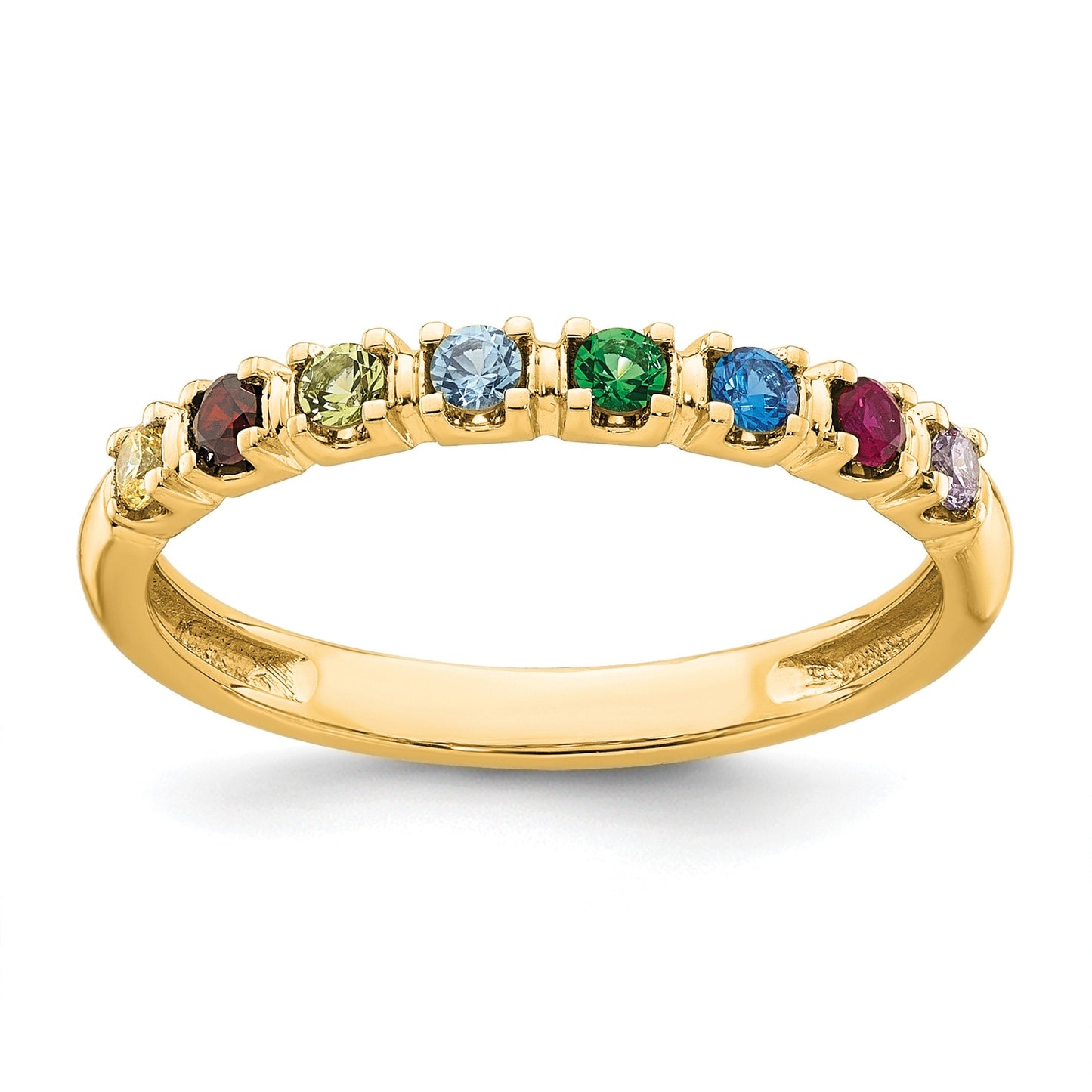 14k Yellow Gold  Mother's Ring Mounting