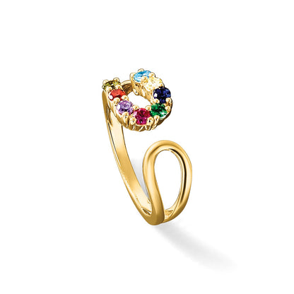 14k 8 Birthstone Wrap Mother's Ring Mounting