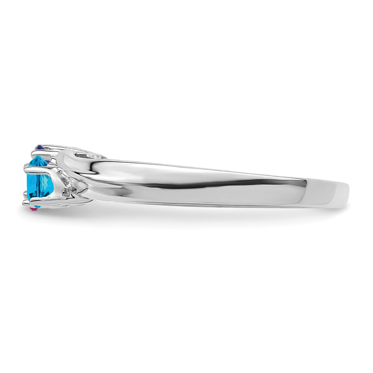 Sterling Silver Rhodium-plated Family Jewelry Mounting