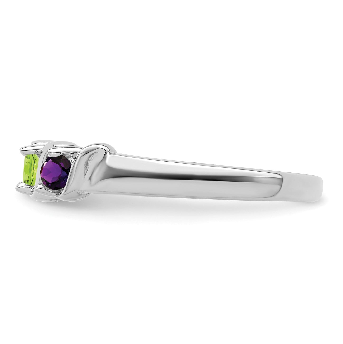 Sterling Silver Rhodium-plated Family Jewelry Mounting
