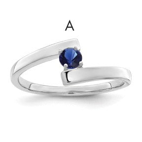 Sterling Silver Rhodium-plated Family Jewelry Mounting