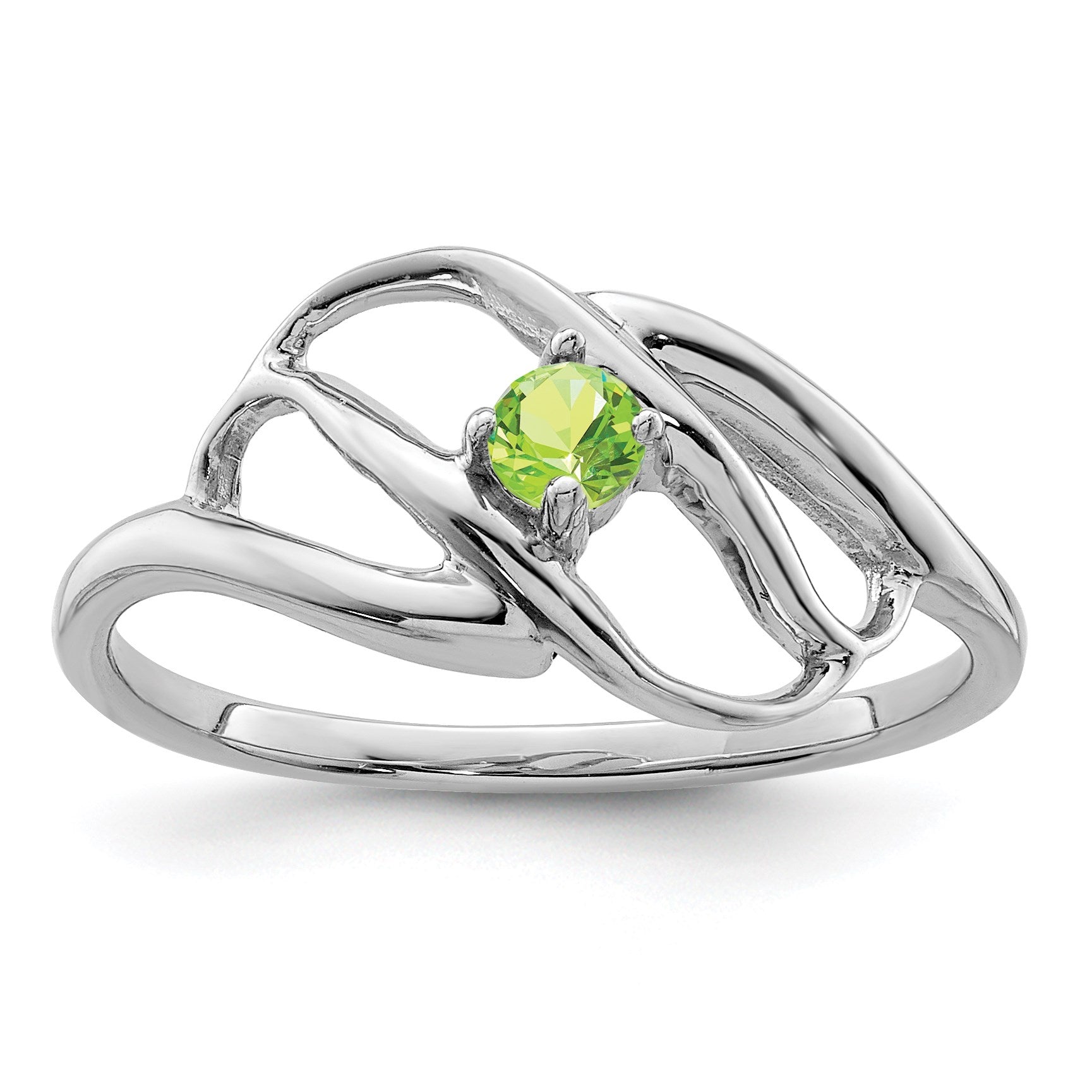 Sterling Silver Rhodium-plated Family Jewelry Mounting