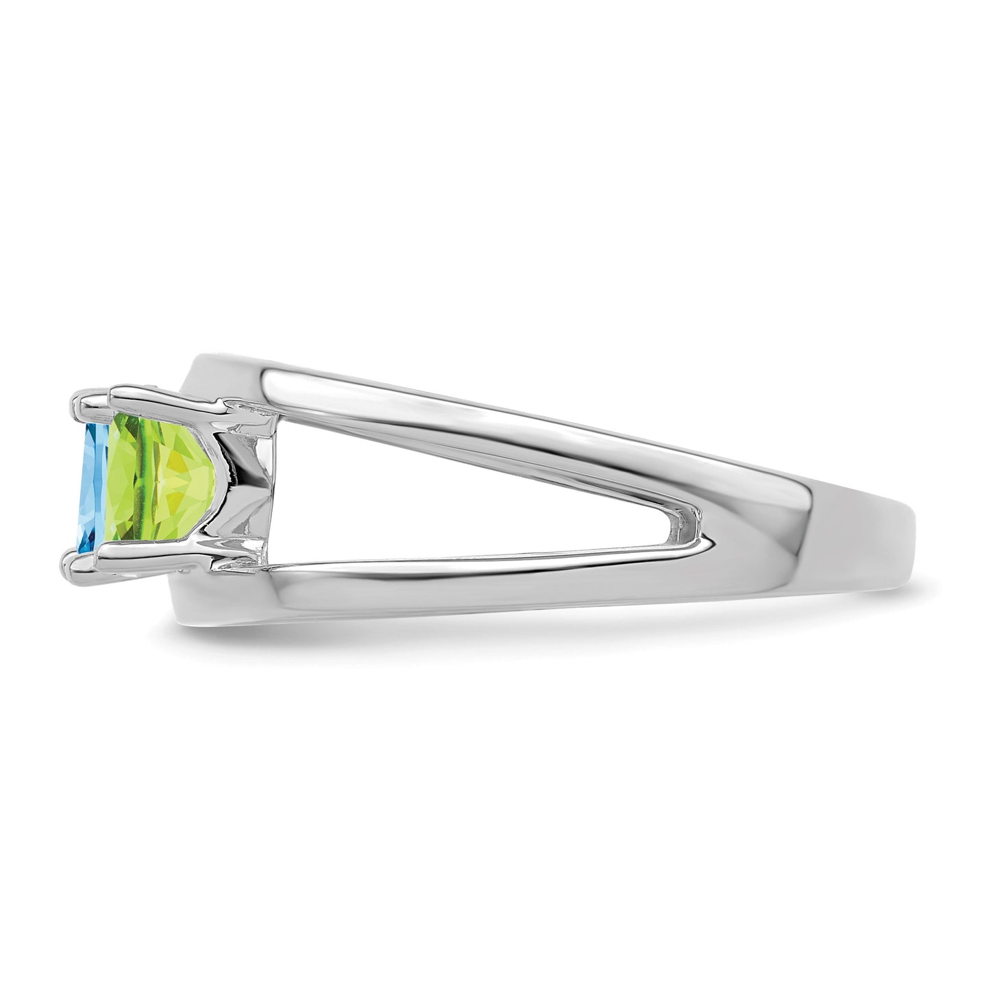 Sterling Silver Rhodium-plated Family Jewelry Mounting