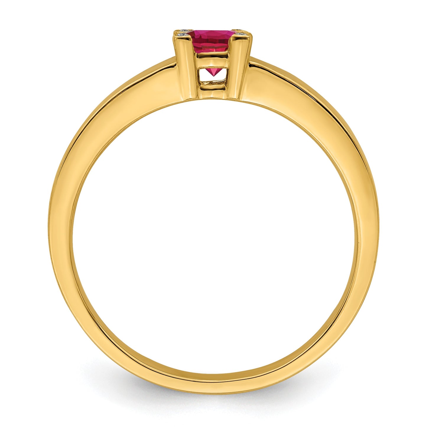 14K Family Jewelry Diamond Semi-Set Ring